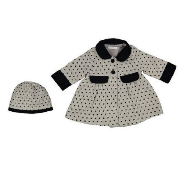 ست پیراهن و کلاه نوزادی دخترانه فیورلا مدل Az-05