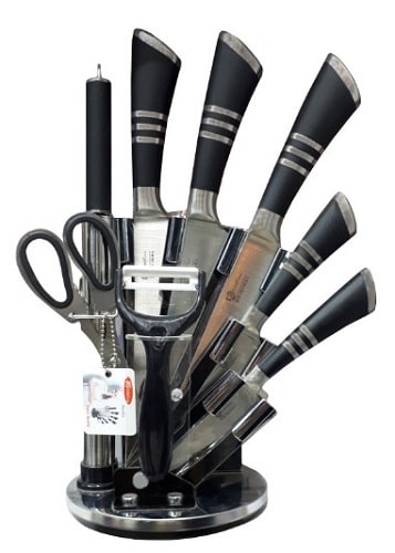 سرویس چاقو آشپزخانه 9 پارچه فوما مدل FU-533