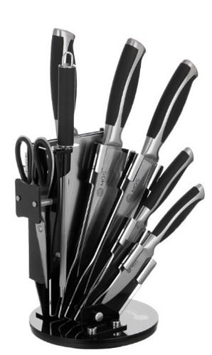 سرویس چاقو آشپزخانه 9 پارچه ام جی اس مدل KS-9020B