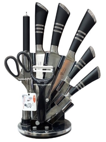 سرویس چاقو آشپزخانه 9 پارچه فوما مدل FU-533