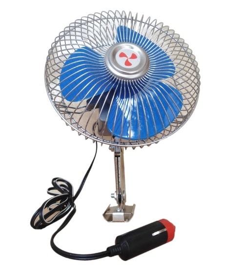 پنکه گیره‌ای مدل فندک خودرو کد 24V