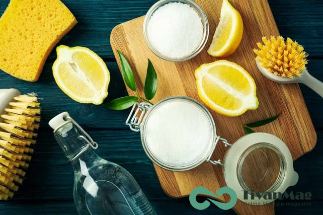 تمیز کردن فلاسک با لیمو و جوش شیرین