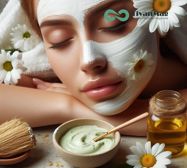 ماسک بابونه برای پوست چرب