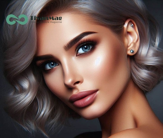 مدل مو تا چانه برای صورت لاغر زنانه