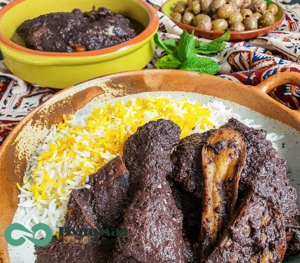 طرز تهیه مرغ ترش مازندرانی و گیلانی در شب یلدا