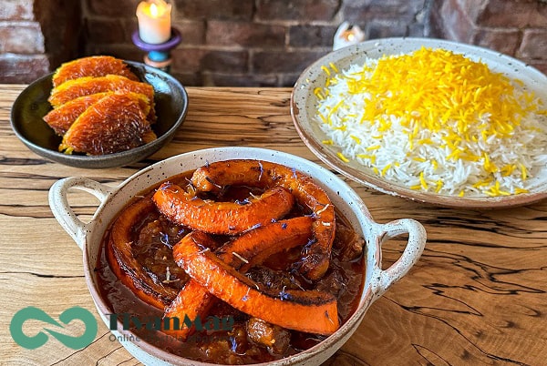 دستور پخت خورش کدو حلوایی پاییزی