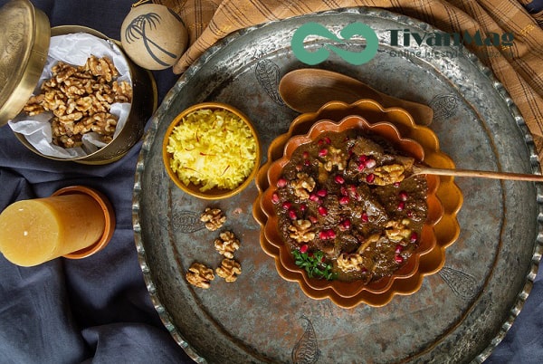 کوفته انار و گردو یلدایی