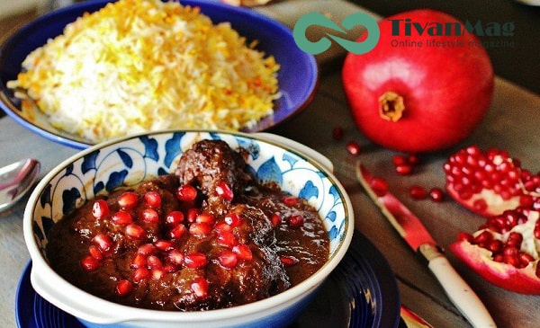 کوفته انار و گردو شمالی
