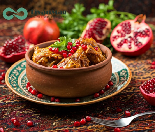 مرغ ناردونی شب یلدا