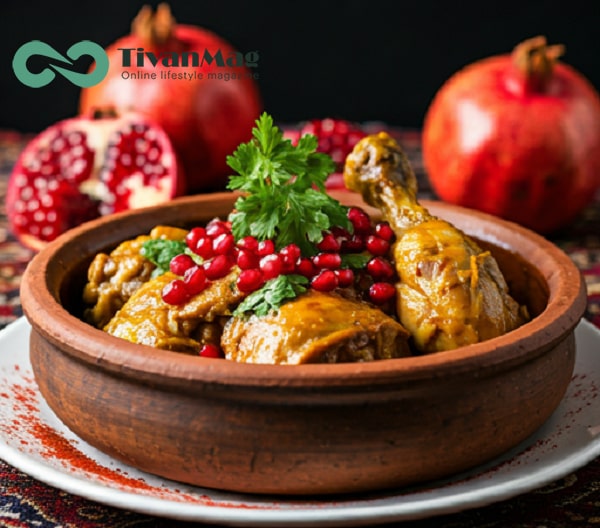 طرز تهیه مرغ ناردون به روش اصیل گیلانی