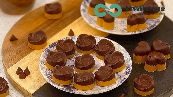 طرز تهیه شیرینی برشتوکشکلاتی خانگی عید نوروز