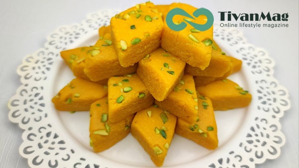 طرز تهیه شیرینی لوز بادام یزد خانگی 