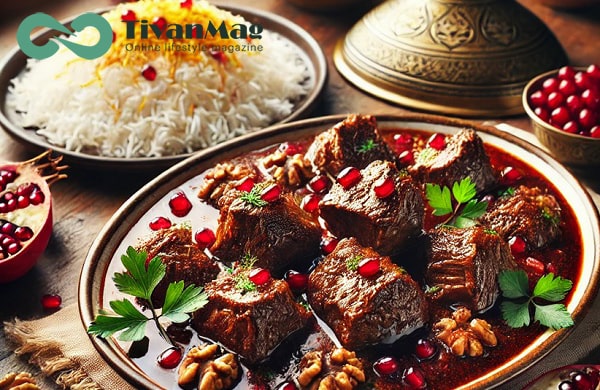 طرز تهیه خورش فسنجان اصیل ایرانی